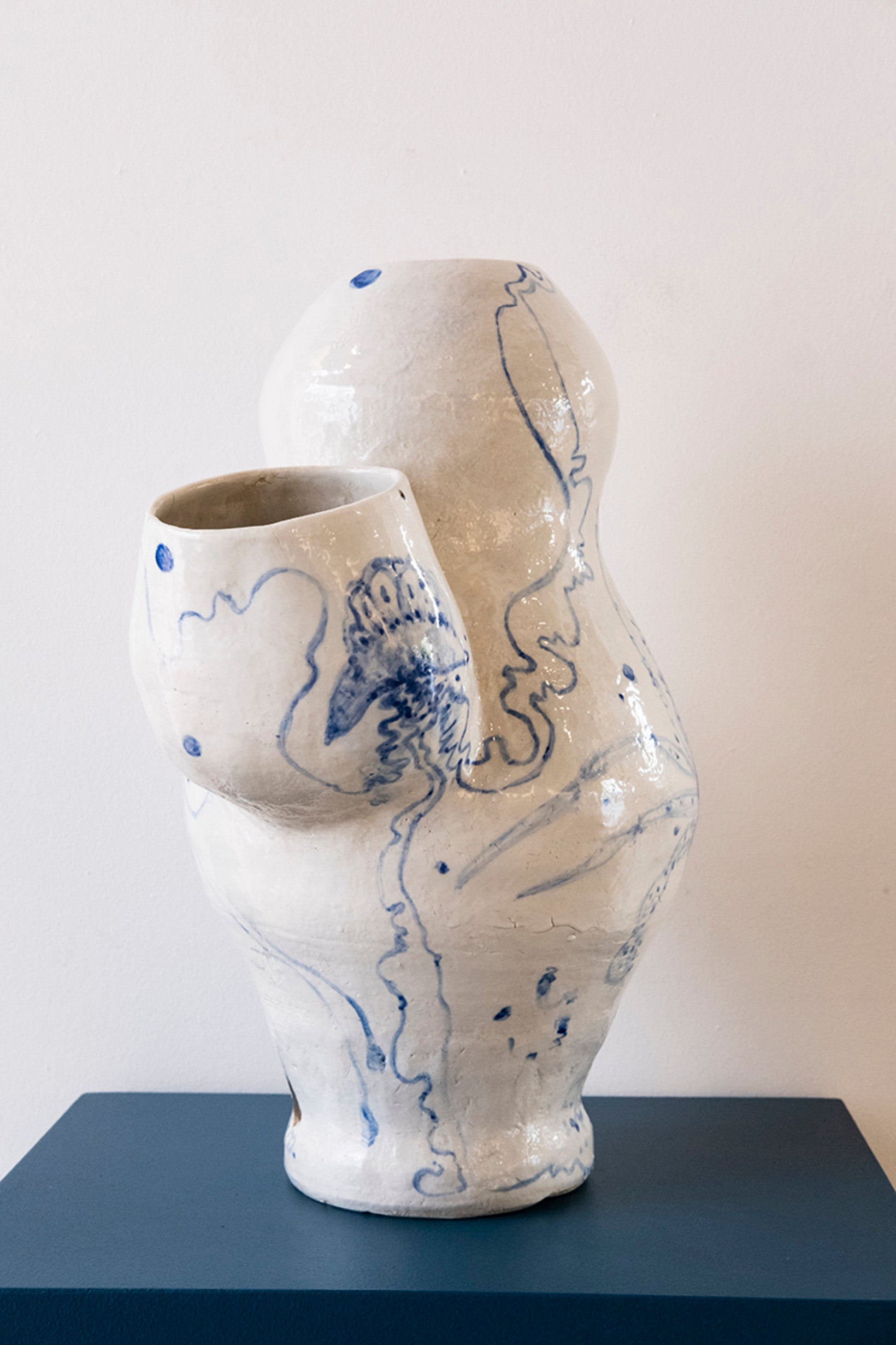 Two channel vessel – Dee Smart — Original Paintings & Works